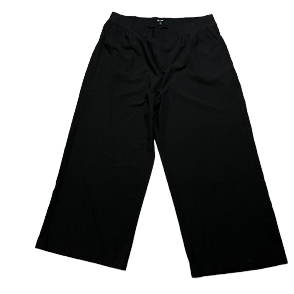 Torrid Women’s Black Wide Leg Pull On Dress Pants Elastic Waist Size 3X